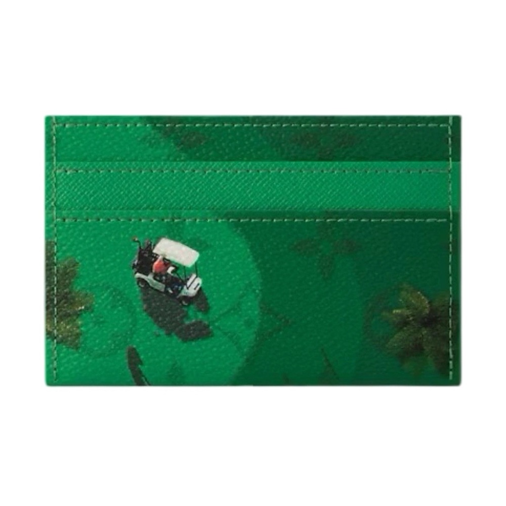 LOUIS VUITTON GOLF DOUBLE CARD HOLDER - Picture 2 of 7